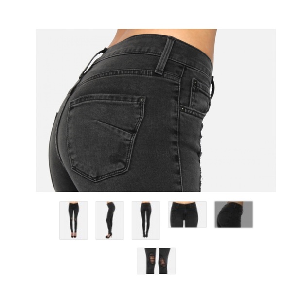 🖤 JAMES JEANS “Twiggy Slate Distressed Jeans”✨EUC - Picture 7 of 16